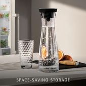 Carafa din sticla pentru apa WMF Basic, 1L, capac Cromargan®