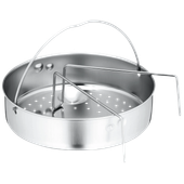Accesoriu pentru gatit la abur WMF, 22 cm, Cromargan®, argintiu