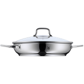 Tigaie servire WMF cu capac, 26 cm, Cromargan®, inductie