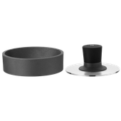 Presa pentru burgeri WMF BBQ Burgerpresse, Cromargan®, 12.5 x 5.3 cm