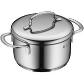 Oala joasa cu capac WMF Mini, 12 cm, 0.7L, Cromargan&reg;, argintiu
