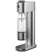 Aparat sifon WMF Element One, 3 niveluri gazificare, argintiu
