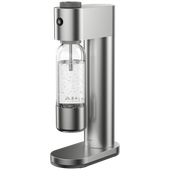 Aparat sifon WMF Element One, 3 niveluri gazificare, argintiu