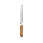 Cutit pentru carne WMF Grand Wood, lama 20 cm, maner de lemn