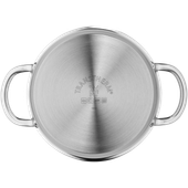 Oala cu capac, WMF Mini, 14 cm, 0.9L, Cromargan&reg;, baza TransTherm&reg;