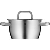 Oala cu capac WMF Iconic, 18 cm, Cromargan&reg;, finisaj mat