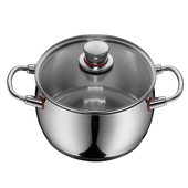 Set de 5 oale cu capac WMF Quality One, 16/20/24 cm, Cromargan®