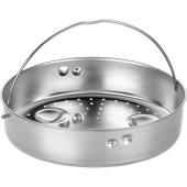 Accesoriu pentru gatit la abur WMF, 22 cm, Cromargan®, argintiu
