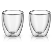 Set 2 pahare cu perete dublu pentru espresso WMF Kult, sticla