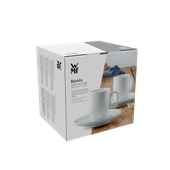 Set cesti cu farfurii WMF Barista Espresso, 4 piese, portelan