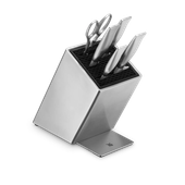 Set cutite si suport WMF Grand Gourmet, foarfeca inclusa, argintiu