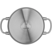 Oala cu capac WMF Quality One, 20 cm, 4L, Cromargan®, baza TransTherm®