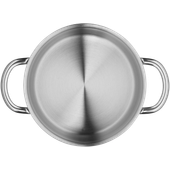Oala cu capac, WMF Mini, 14 cm, 0.9L, Cromargan&reg;, baza TransTherm&reg;