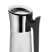 Carafa din sticla pentru apa WMF Basic, 1.5L, cu maner, negru
