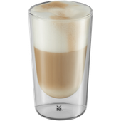 Set de 2 pahare pentru Latte Macchiato WMF Kineo, pereti dubli, transparent