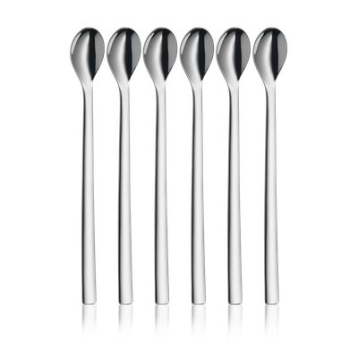 Set de 6 lingurite cocktail WMF Nuova, 22 cm, Cromargan®