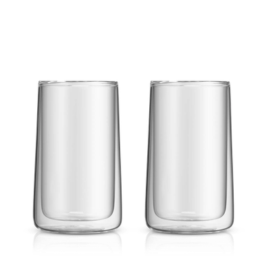 Set 2 pahare din sticla cu pereti dubli WMF IceTeaTime, 0.27L