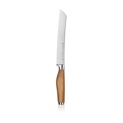 Cutit pentru paine WMF Grand Wood, lama 19 cm, maner de lemn