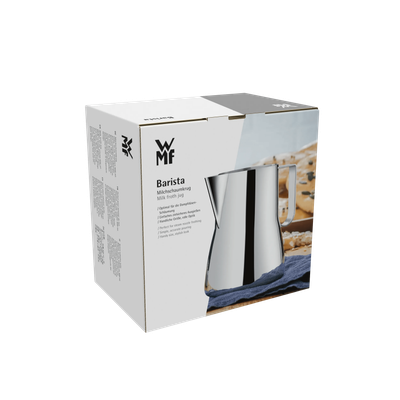 Latiera pentru spumare lapte WMF Barista, 0.6L, Cromargan®