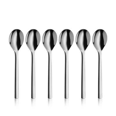Set lingurite pentru ceai WMF Nuova, 6 piese, 13.5 cm, Cromargan®