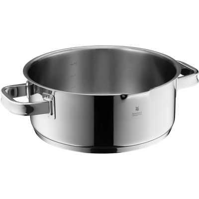 Oala joasa cu capac WMF Function 4, 24 cm, Cromargan®