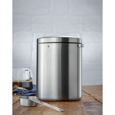 Recipient pentru cafea cu lingurita de masurat WMF Kult, Cromargan&reg;