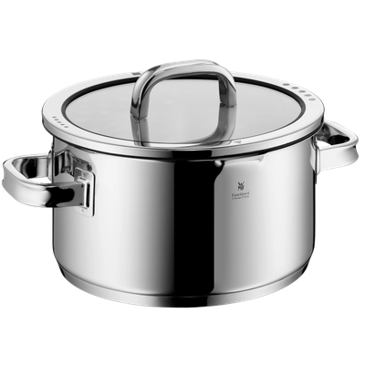 Set de 4 piese cu capac WMF Function 4, Black Edition, margini turnare
