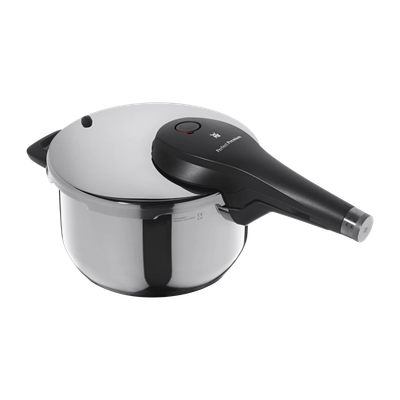 Set 2 oale sub presiune WMF Perfect Premium, 4.5L si 3L, Cromargan®