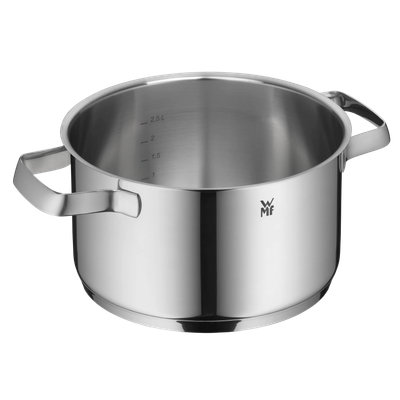 Oala cu capac WMF Belmonte, 20 cm, 3.3L, inductie, Cromargan®