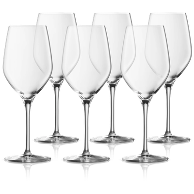Set 6 pahare cu picior pentru vin alb WMF Easy Plus, cristal