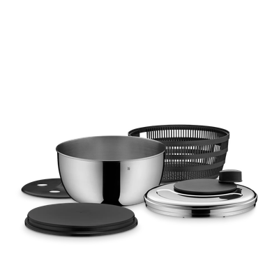 Uscator de salata cu centrifuga WMF Gourmet, Cromargan®, 4 l