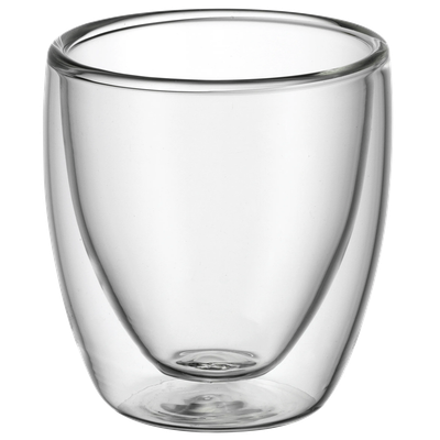 Set 2 pahare cu perete dublu pentru espresso WMF Kult, sticla