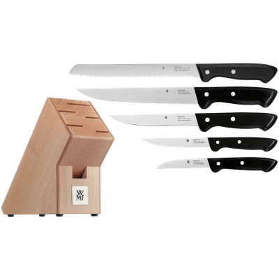 Set de 6 cutite WMF Classic Line, suport inclus