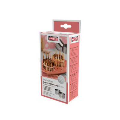 Set 2 forme de copt KAISER Inspiration, finisaj lucios, inox, argintiu