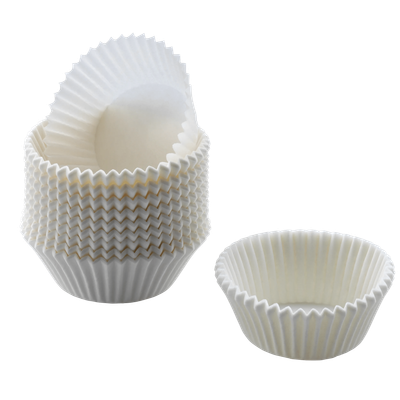 Set 200 forme pentru briose KAISER Inspiration, 4.5 cm, alb