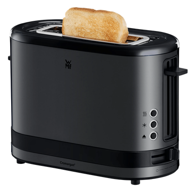 Prajitor de paine WMF KITCHENminis, 600W, 7 trepte, Cromargan®, negru
