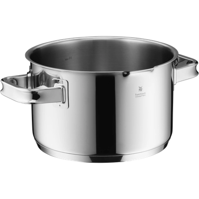Oala inalta WMF Function 4 de 20 cm, Cromargan®, TransTherm®, argintiu