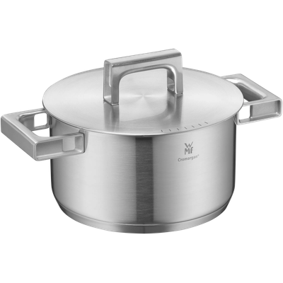 Set de 5 oale cu capac WMF Ultimate Cool+, inductie, Cromargan®
