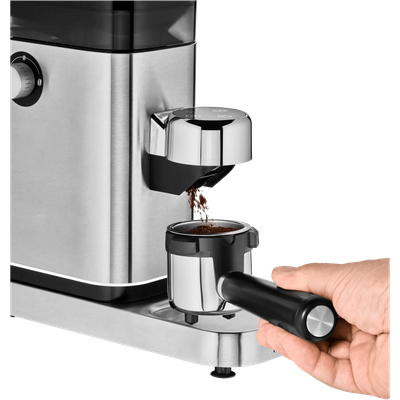 Rasnita de cafea WMF Lumero, 40 niveluri de macinare, Cromargan®