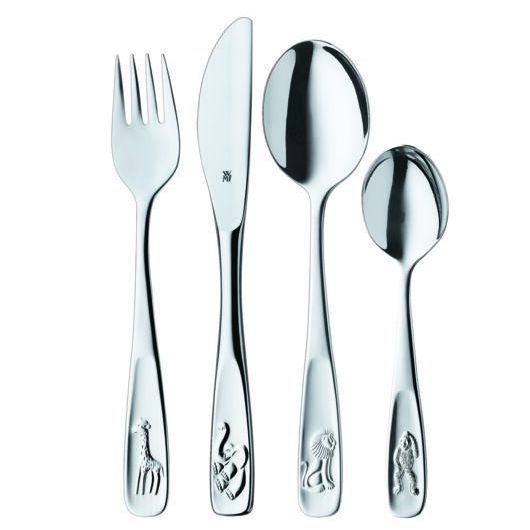Set de tacamuri pentru copii WMF ANIMALS, 4 piese, Cromargan®