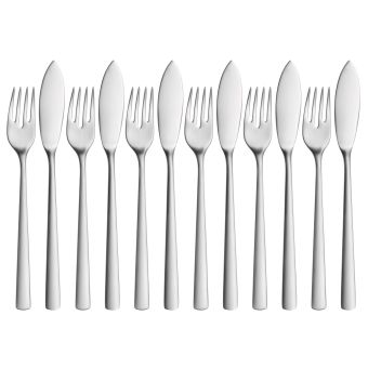 Set de tacamuri pentru peste WMF Corvo, 12 piese, Cromargan protect®