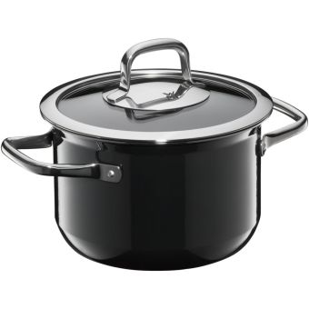 Oala inalta cu capac WMF Fusiontec Compact, 18 cm, 2.4 L, inductie