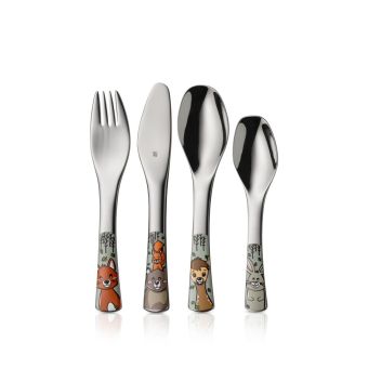 Set de tacamuri pentru copii WMF Forest Friends, 4 piese, Cromargan®