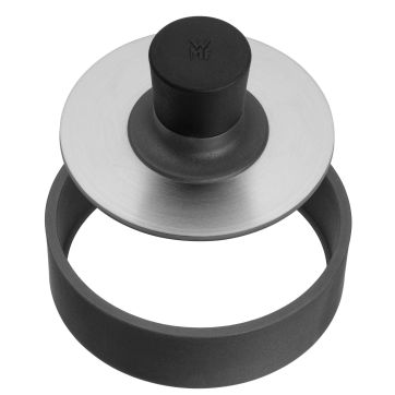 Presa pentru burgeri WMF BBQ Burgerpresse, Cromargan®, 12.5 x 5.3 cm