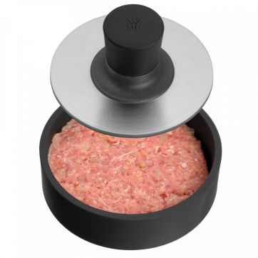 Presa pentru burgeri WMF BBQ Burgerpresse, Cromargan®, 12.5 x 5.3 cm