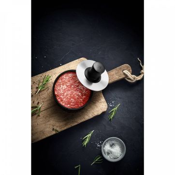 Presa pentru burgeri WMF BBQ Burgerpresse, Cromargan®, 12.5 x 5.3 cm