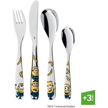 Set de tacamuri pentru copii WMF Minions, 4 piese, Cromargan®