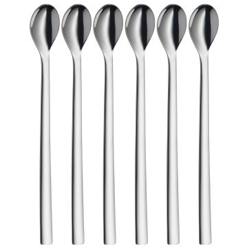 Set de 6 lingurite cocktail WMF Nuova, 22 cm, Cromargan®