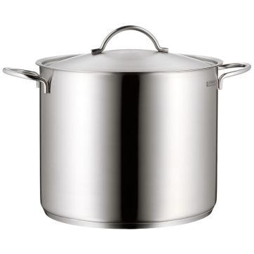 Oala cu capac  WMF Stockpot, 28 cm, 14.1 L, Cromargan®, inductie