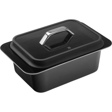 Tava de copt cu capac de sticla WMF Fusiontec, 40 cm